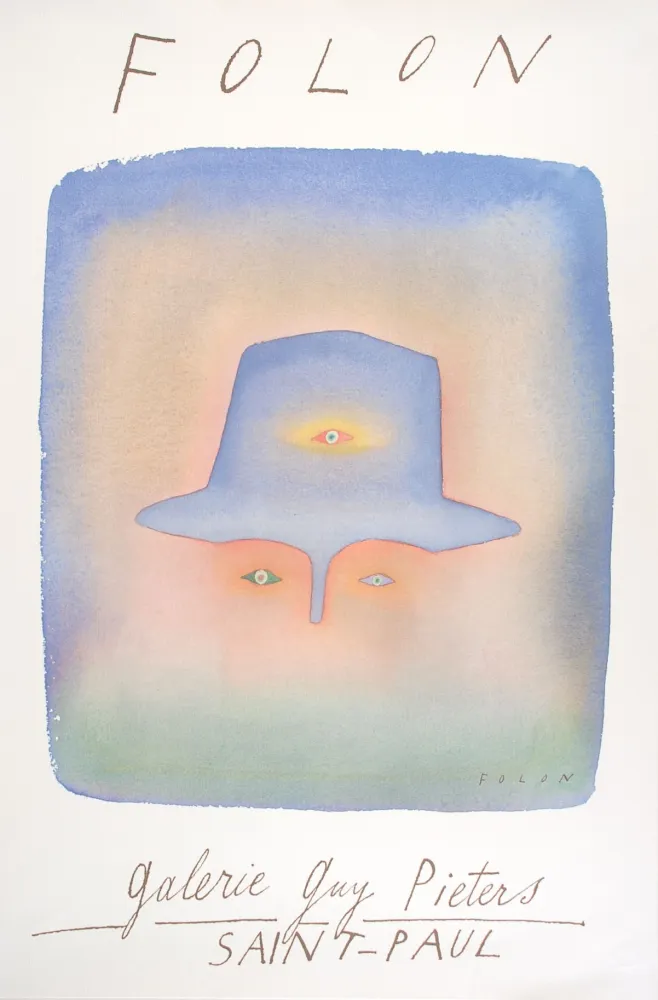 Plakat Folon - Folon - Galerie Guy Pieters I