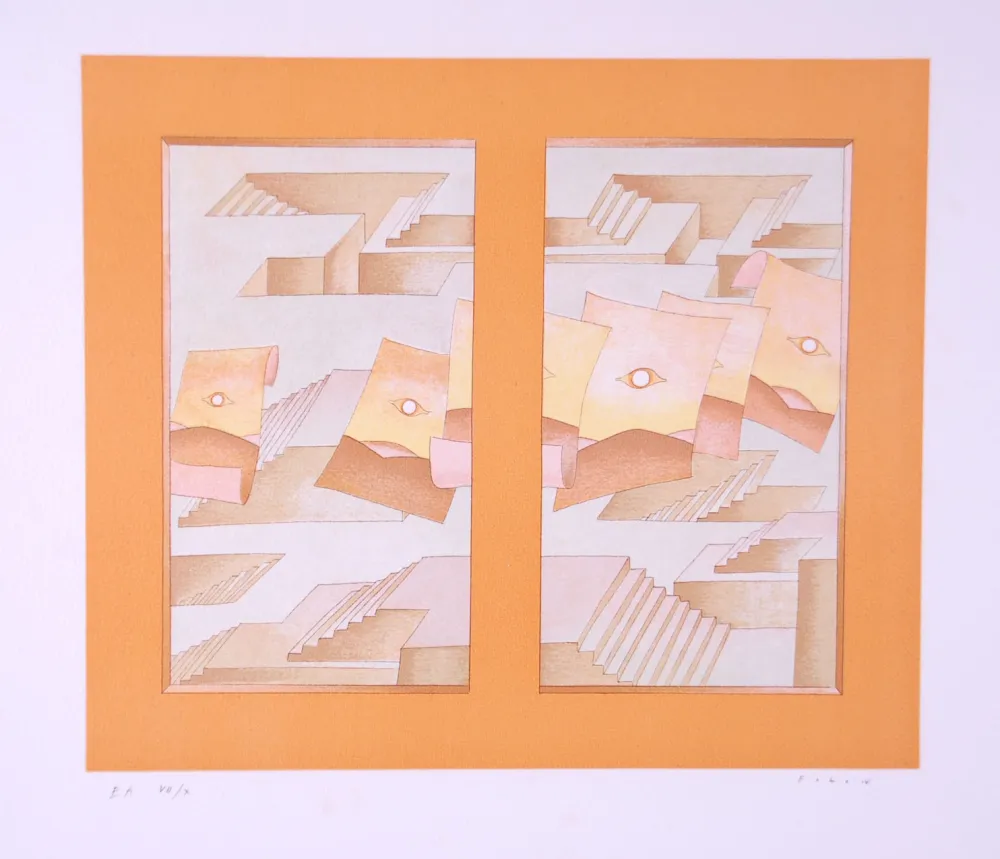 Lithographie Folon - Image pour Berggruen