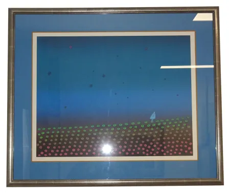 Siebdruck Folon - Je vous écris d'un pays lointain - I am writing you from a far country