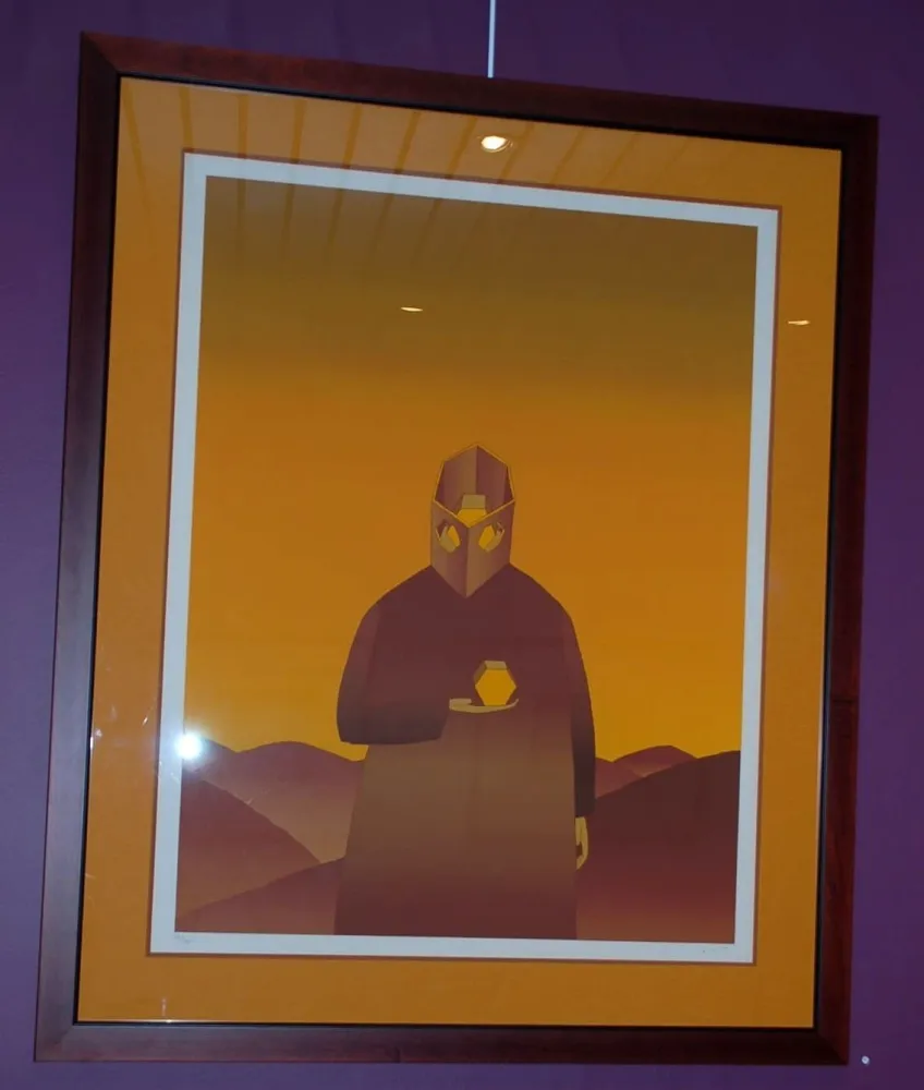 Siebdruck Folon - Le Penseur