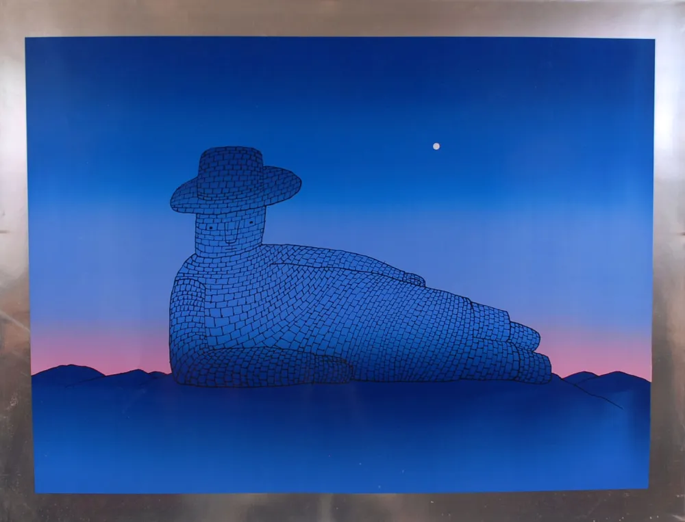 Siebdruck Folon - Le rêve de pierre - The stone dream