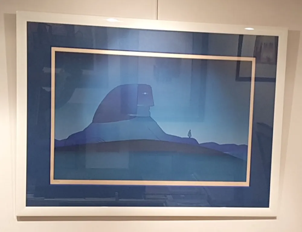 Siebdruck Folon - L'Etranger - The Stranger