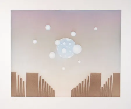 Radierung Und Aquatinta Folon - Ouverture