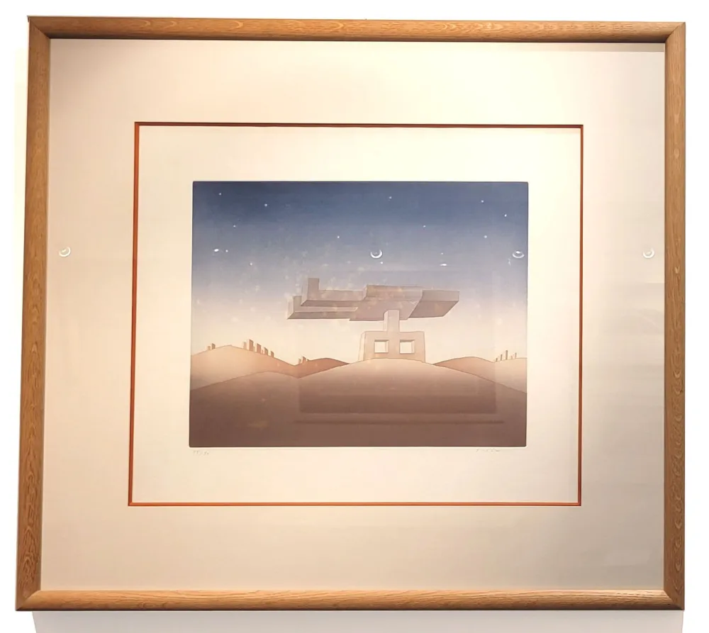 Radierung Und Aquatinta Folon - Sans Vie