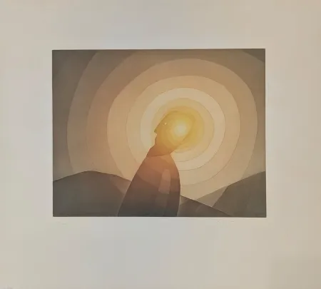 Radierung Und Aquatinta Folon - Un Son 