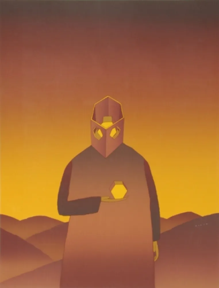 Siebdruck Folon - Untitled