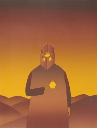 Siebdruck Folon - Untitled