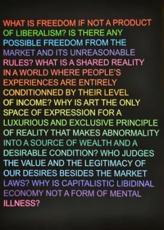 Siebdruck Fontaine - Untitled: (What is freedom?)