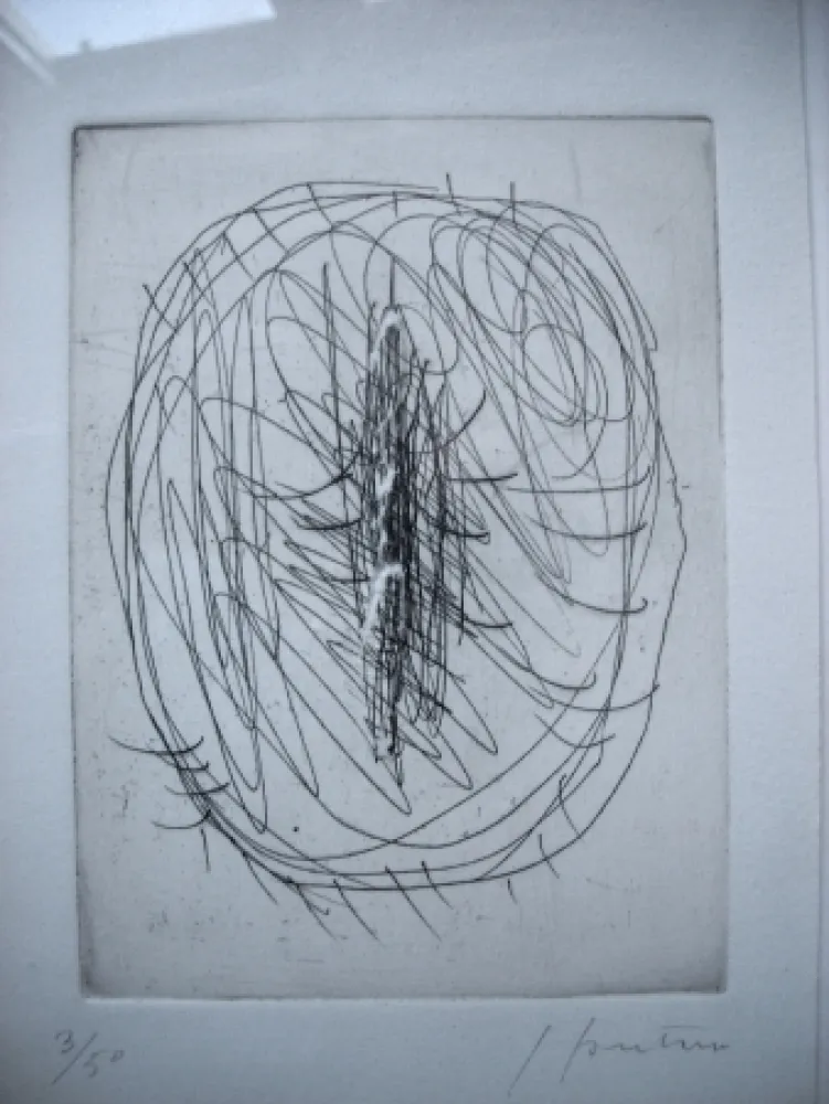 Radierung Fontana - Concetto Spaziale