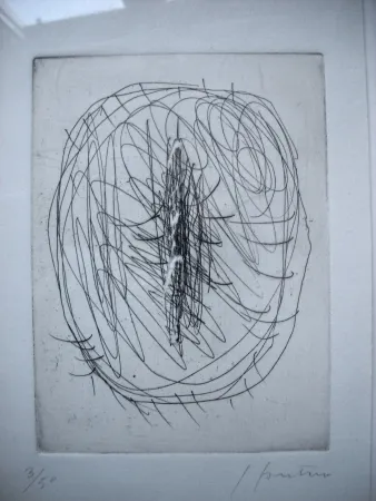 Radierung Fontana - Concetto Spaziale