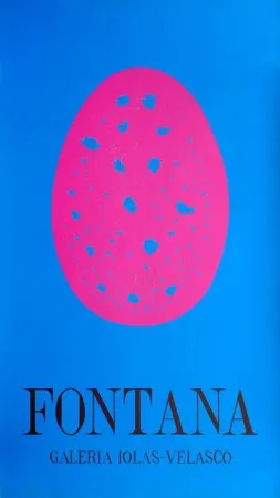 Plakat Fontana - Galería Iolas Velasco