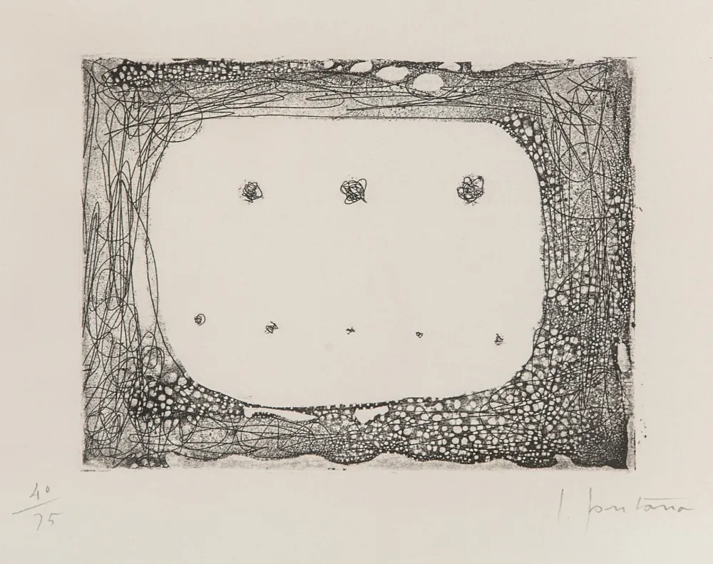 Radierung Und Aquatinta Fontana - L’épée dans l’eau