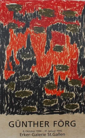 Lithographie Forg - Untitled (Exhibition poster)