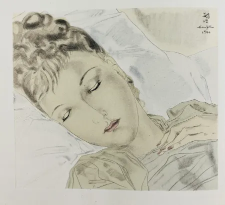 Illustriertes Buch Foujita - Combat avec L’image. 1941.