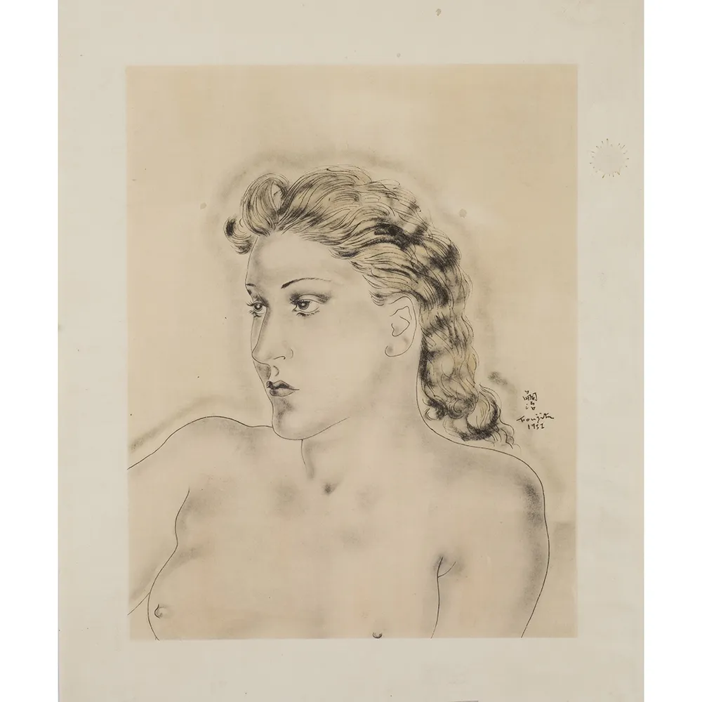 Multiple Foujita - Jeune femme blonde ,1931