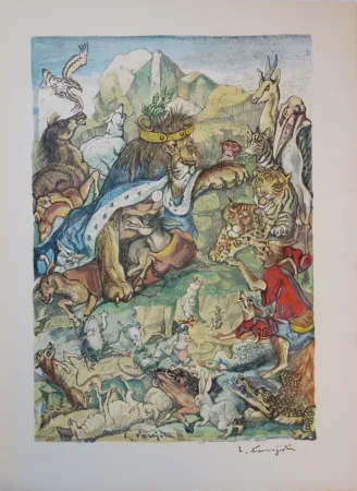 Stich Foujita - Les animaux malades de la peste