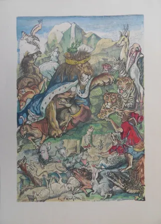 Stich Foujita - Les animaux malades de la peste