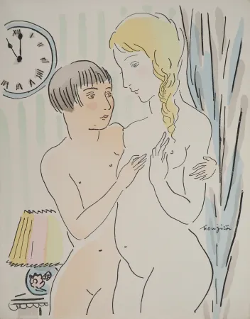 Stich Foujita - Les jeunes filles intimidées