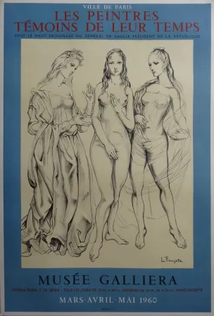 Illustriertes Buch Foujita - Les trois Graces : La Jeunesse