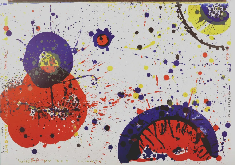 Lithographie Francis - Where my red Tomato, 1964