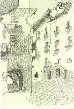 Illustriertes Buch Franco - Cuneo. Dieci incisioni