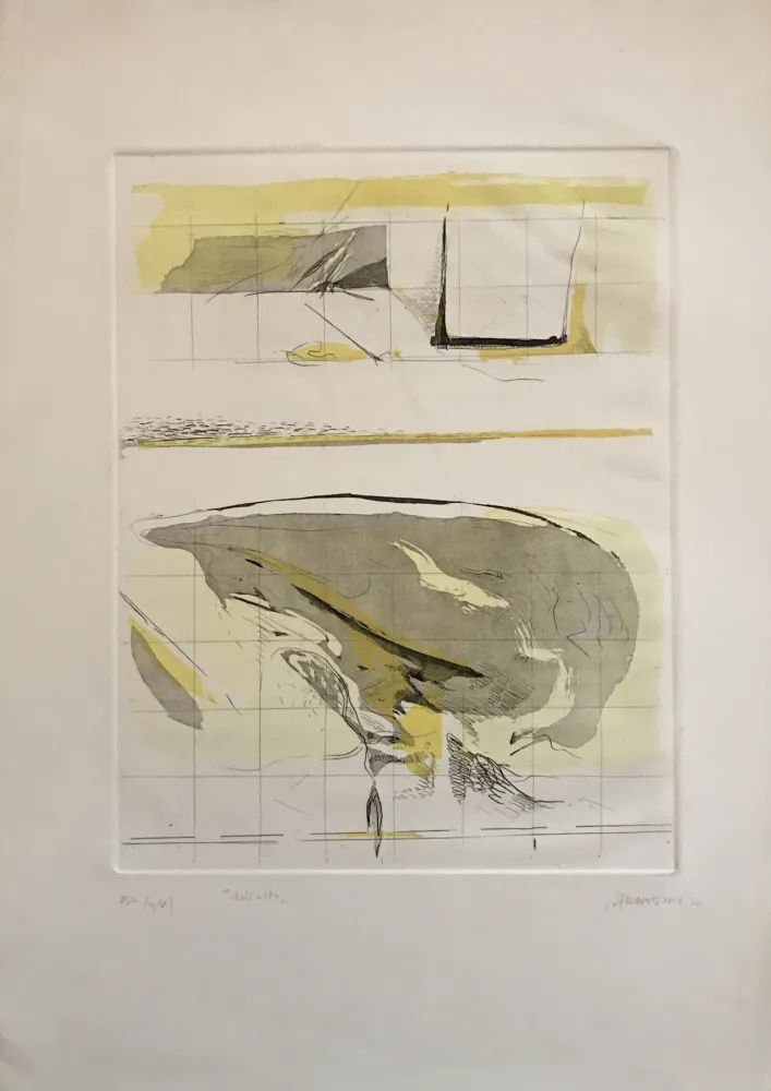 Radierung Und Aquatinta Frattini - Dall'alto