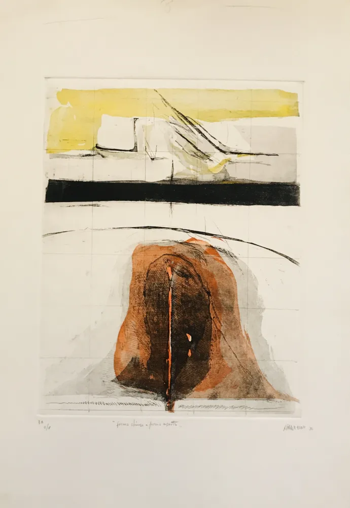 Radierung Frattini - Forma chiusa e forma aperta