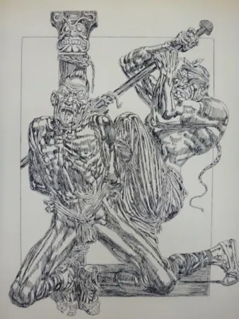 Stich Freida - Eaux-fortes pour Le jardin des supplices