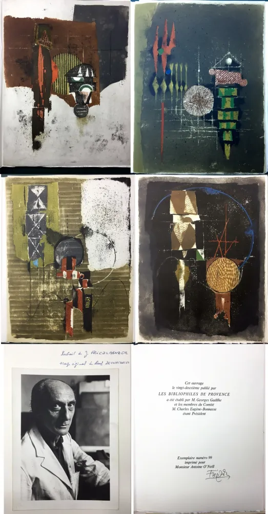 Illustriertes Buch Friedlaender - Arthur Rimbaud. LES ILLUMINATIONS. Les Bibliophiles de Provence 1979