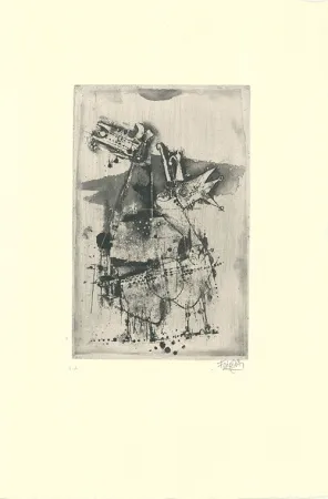 Radierung Und Aquatinta Friedlaender - Chèvres