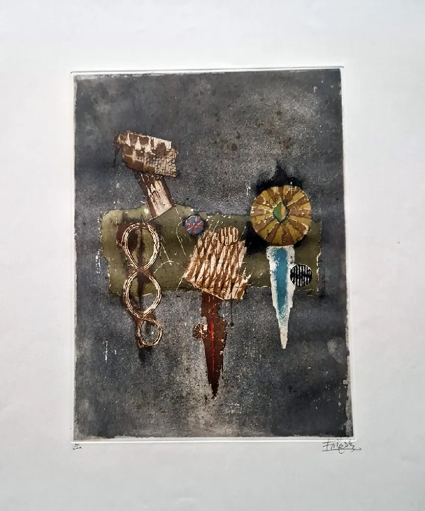 Radierung Friedlaender - Composition