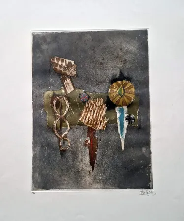 Radierung Friedlaender - Composition