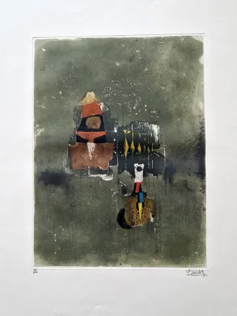 Radierung Friedlaender - Composition