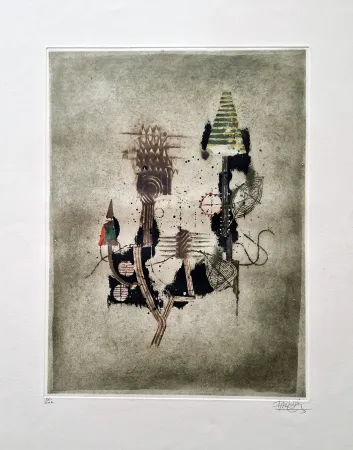 Radierung Friedlaender - Composition