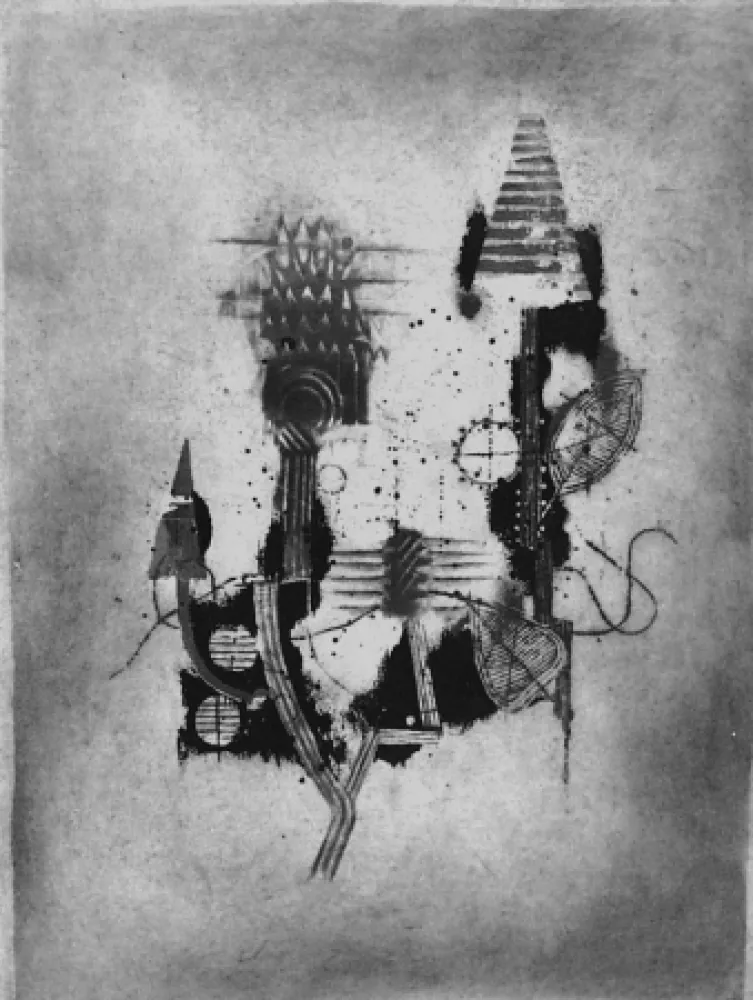 Radierung Friedlaender - Composition 2