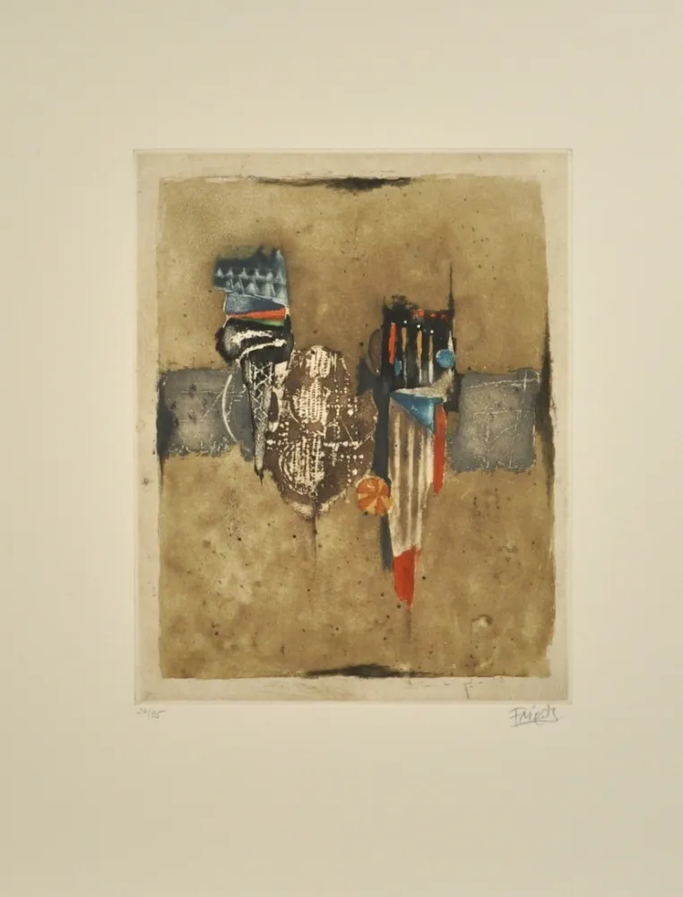 Radierung Und Aquatinta Friedlaender - Composition II