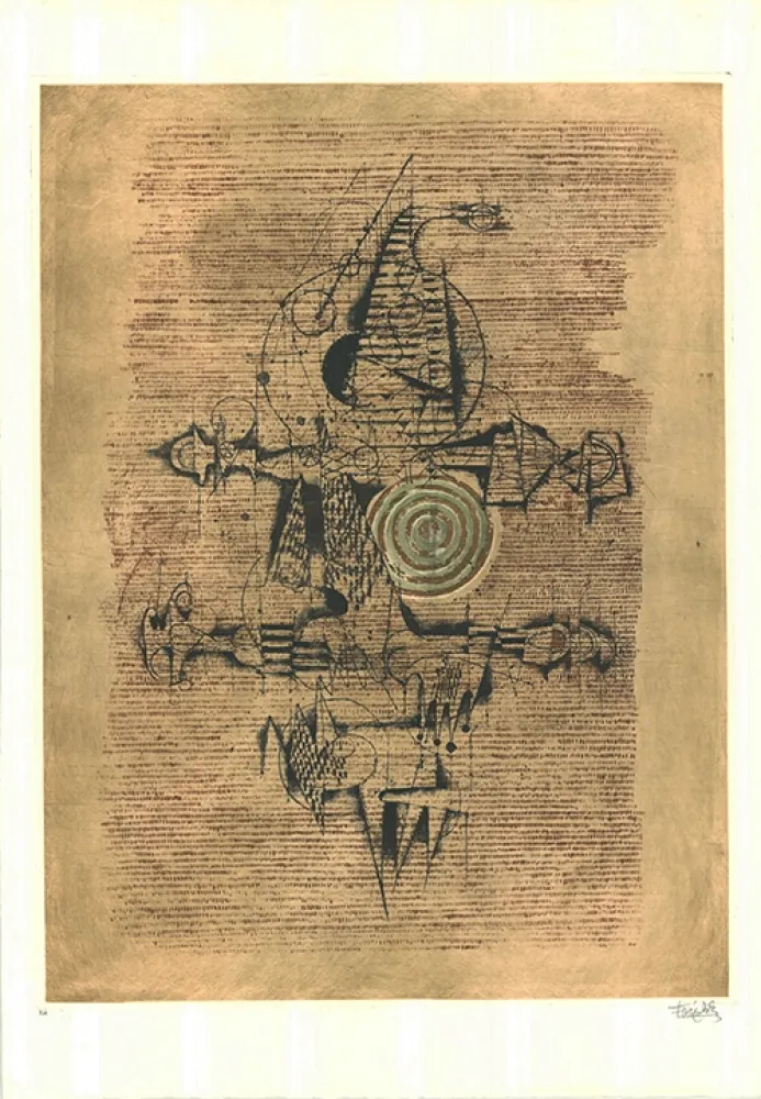 Radierung Und Aquatinta Friedlaender - Sur les nuages