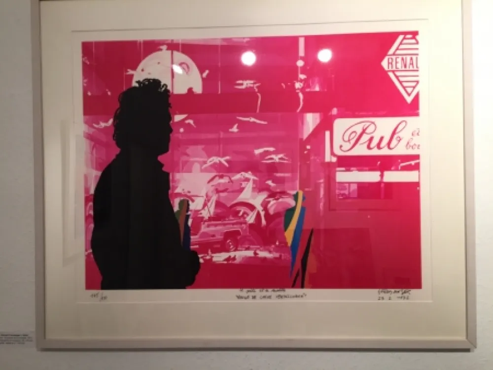 Siebdruck Fromanger - Série: Le peintre et le modèle 