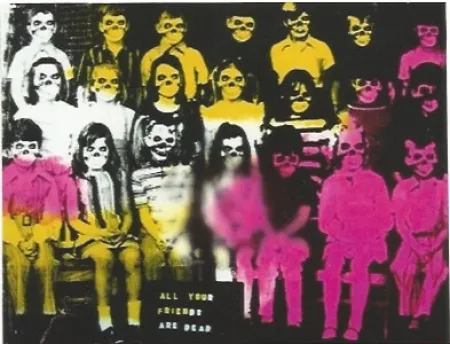 Siebdruck Frost - All your friends are dead