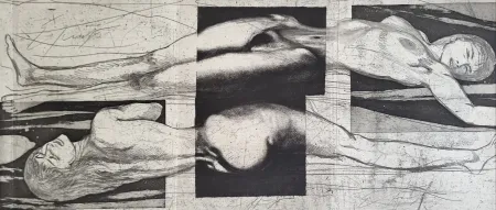 Radierung Fuchs - EVA Triptychon