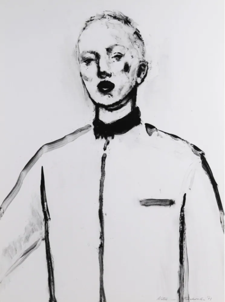 Lithographie Funakoshi - The Frozen Throat