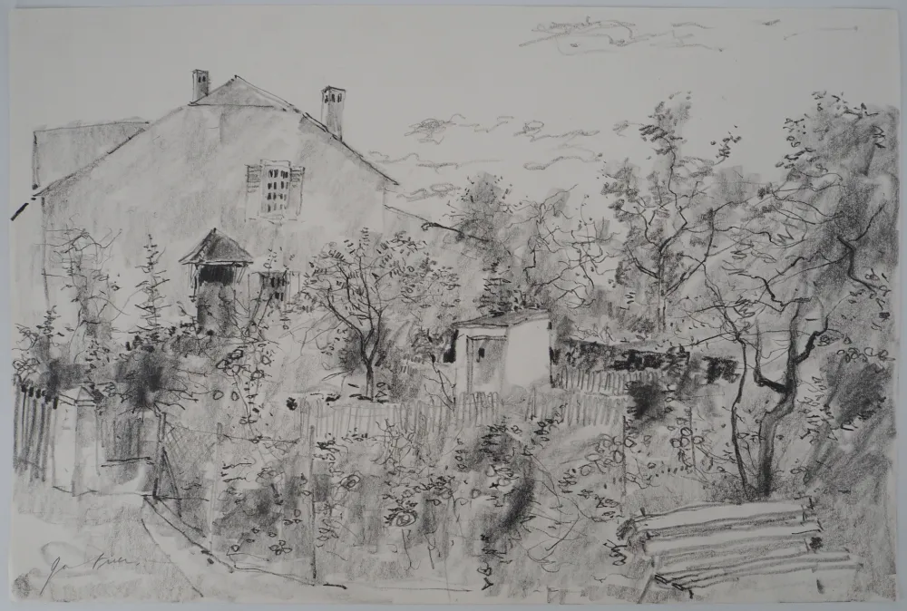 Keine Technische Gantner - Le jardin en fleur au printemps