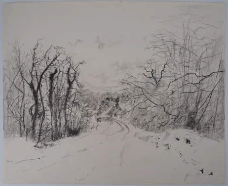 Keine Technische Gantner - Paysage enneigé des Vosges, c