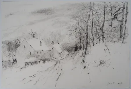 Keine Technische Gantner - Un hameau sous la neige