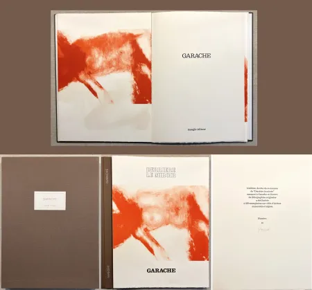 Illustriertes Buch Garache - GARACHE. DERRIÈRE LE MIROIR N°222. Février 1977. TIRAGE DE LUXE SIGNÉ..