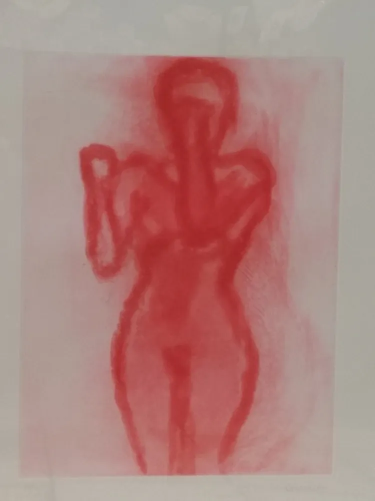 Lithographie Garache - Nude