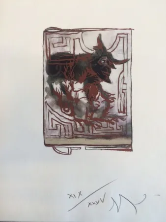 Digitale Druckgrafik Garouste - Sans titre