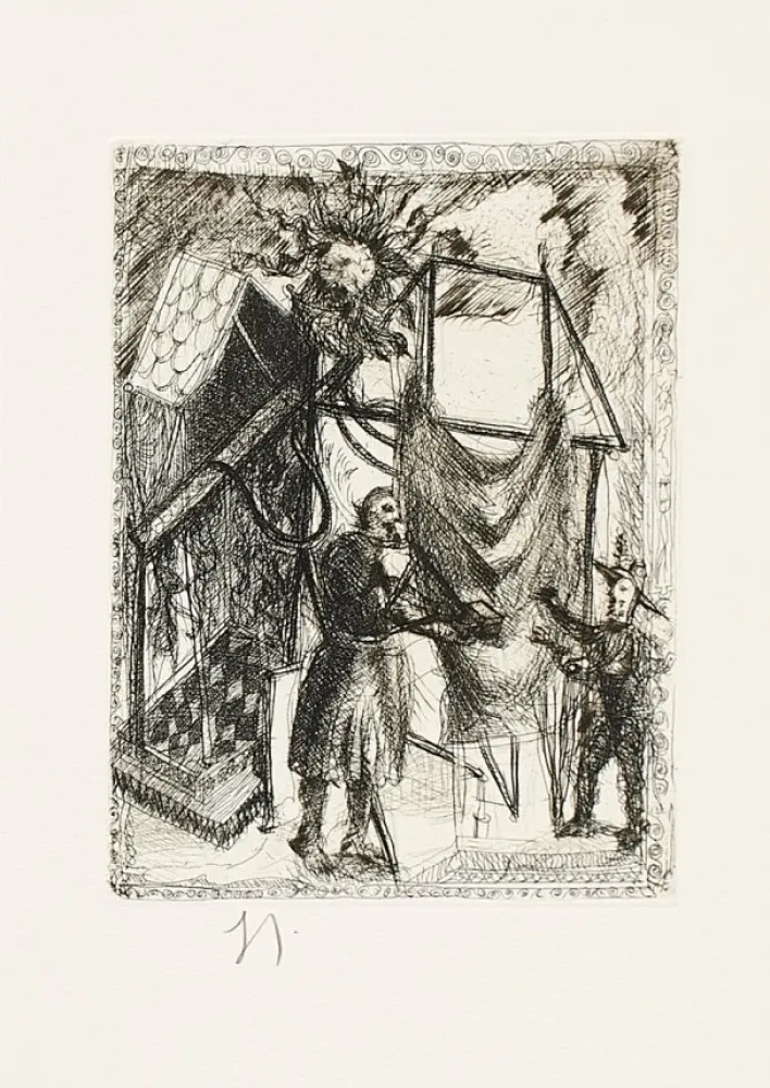 Stich Garouste - Sans titre carte de voeix