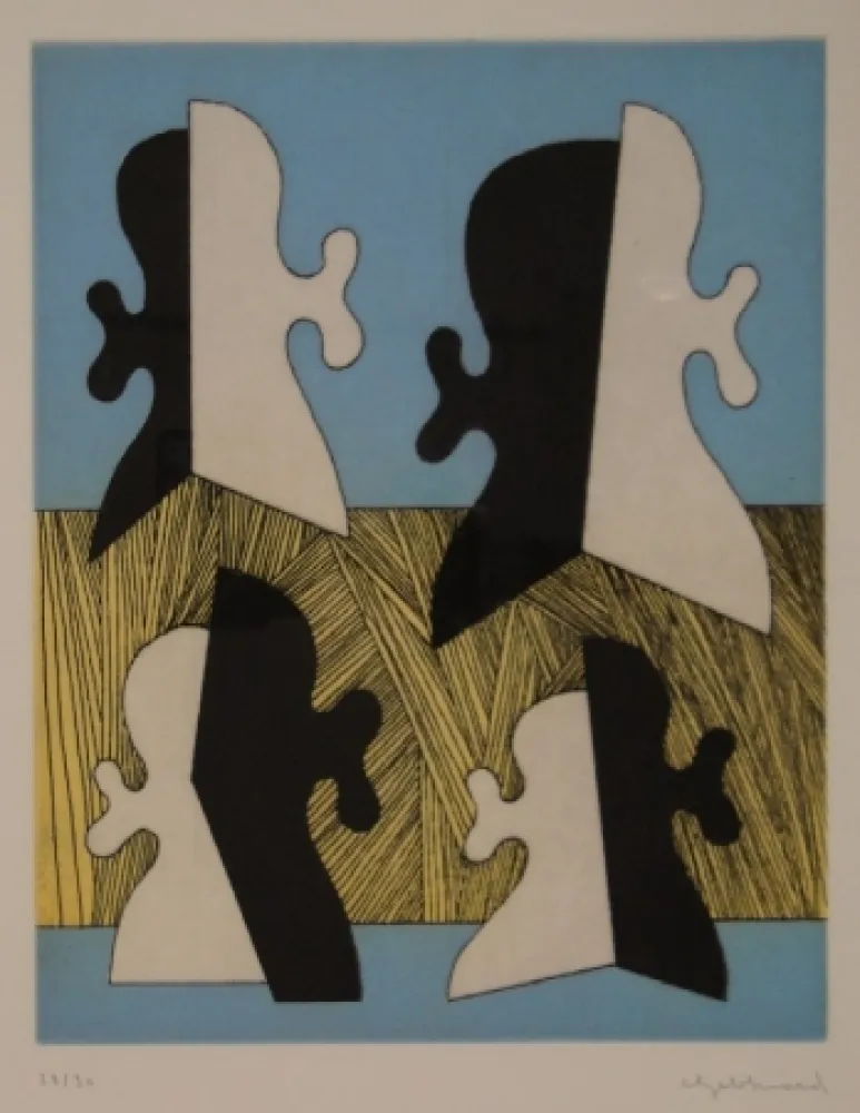 Stich Gebhard - Vier Köpfe