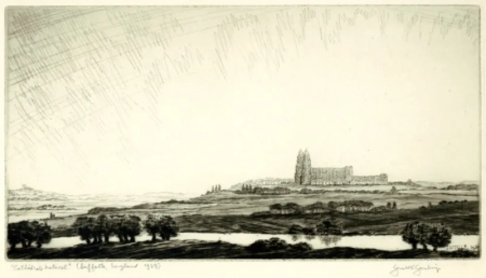 Kaltnadelradierung Geerlings - Cathédrale Naturelle